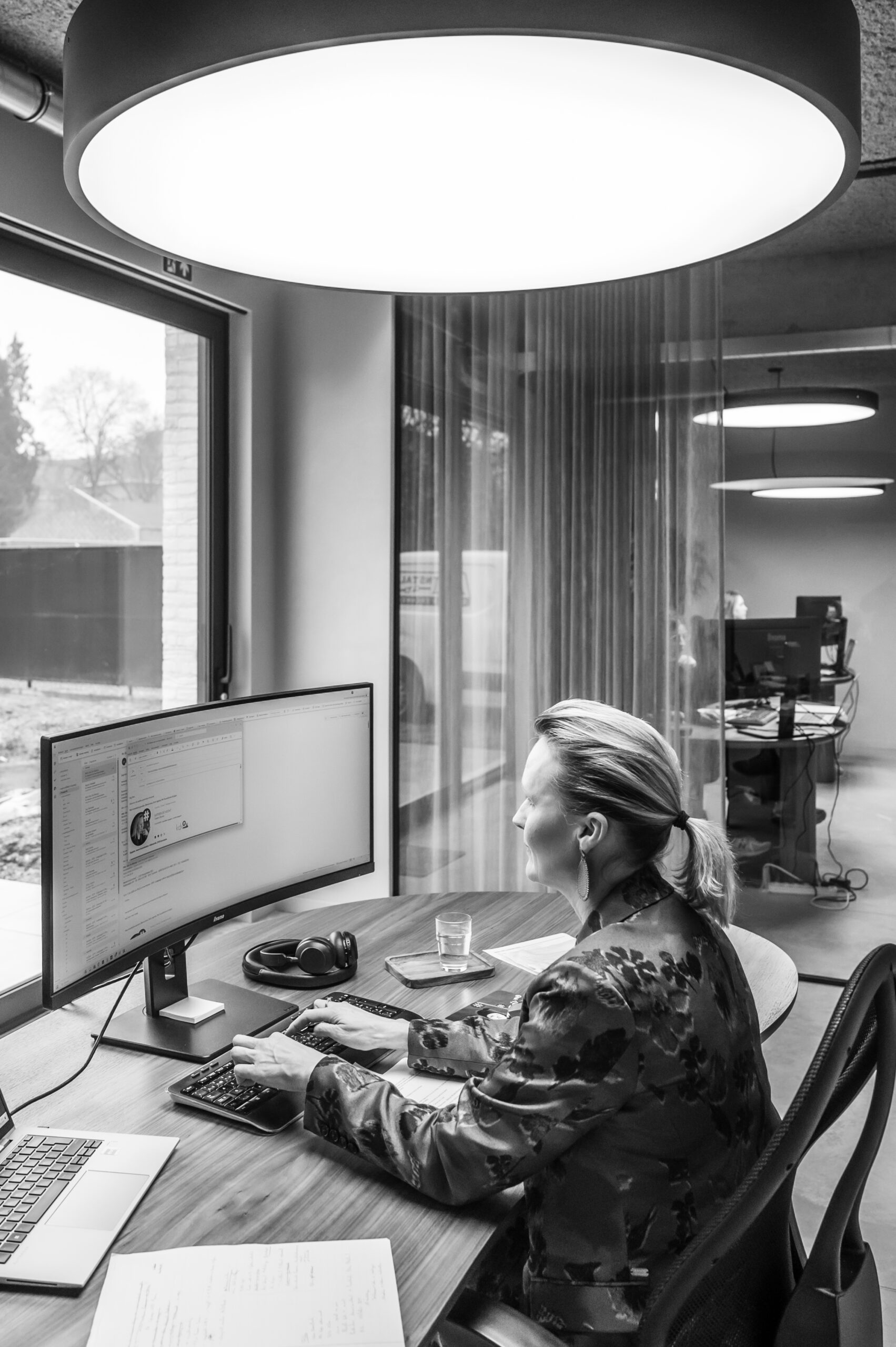 Katrien is working on a project
