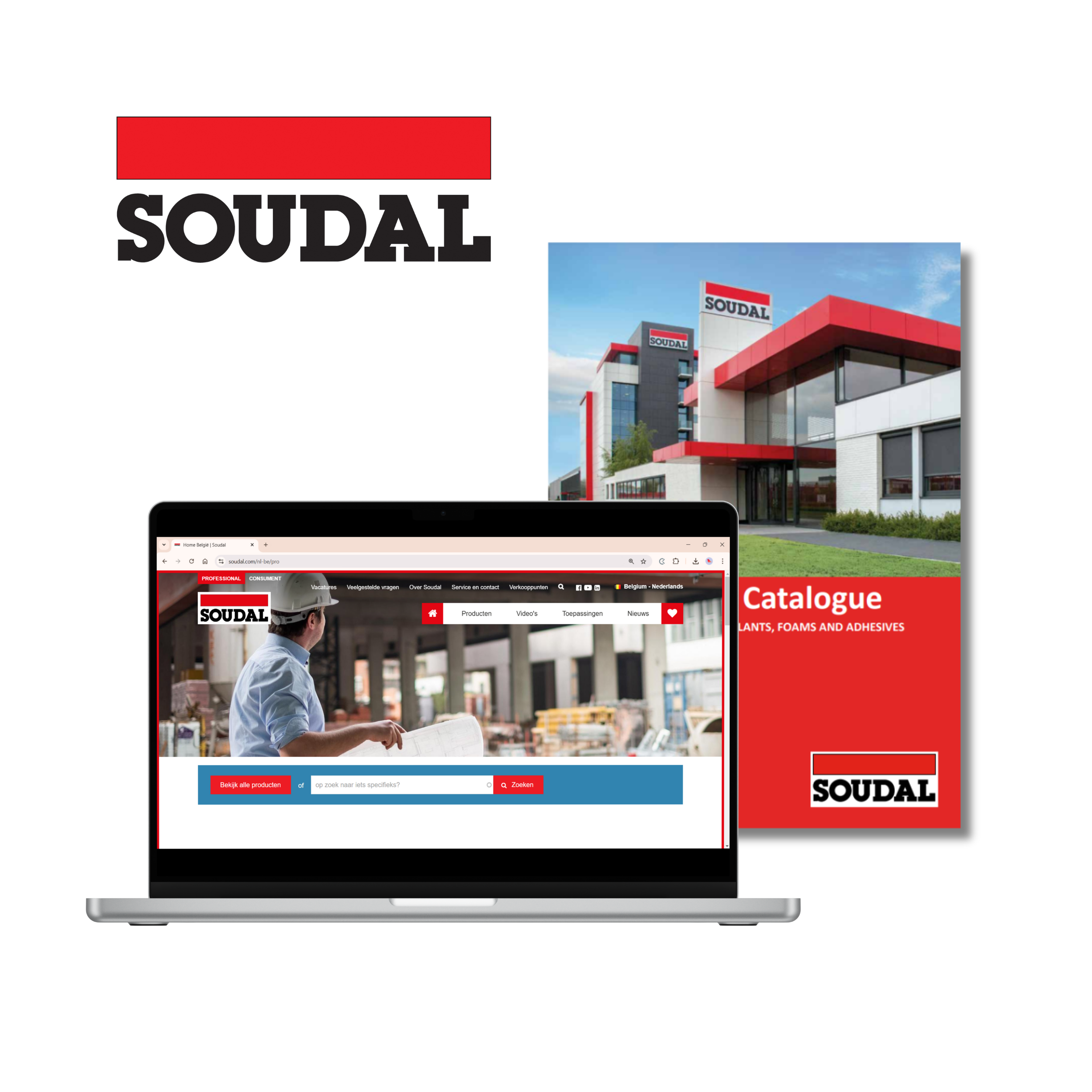 Soudal is een wereldleider in de productie van afdichtmiddelen, kleefstoffen en polyurethaanschuim.